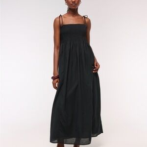 Abercrombie & Fitch Black Maxi Dress